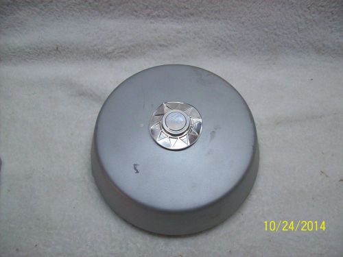 (one) vintage Emdeko fire alarm device 6.5&#034; wind up old school heat detector