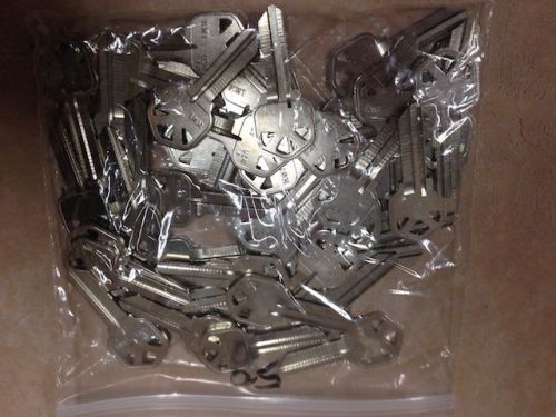 Kwikset KW1 Silver color New Blanks. Bag of 50.