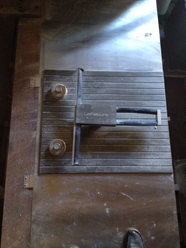 LeFebure BANK Main Vault Door. 12&#034; Thick. Very Strong. Two Combination Locks