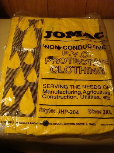 2 JOMAC P.V.C. Protective Clothing non-conductive size 3xl