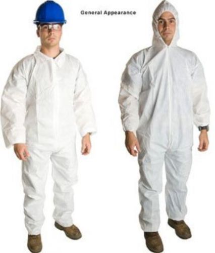 Promax SMS Coveralls with Hood  Elastic Wrists and Ankles (25 per case) - Size L