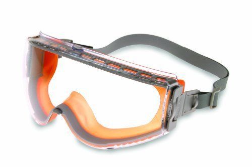 Uvex S39630C Stealth Safety Goggles, Orange And Gray Body, Clear Uvextreme New