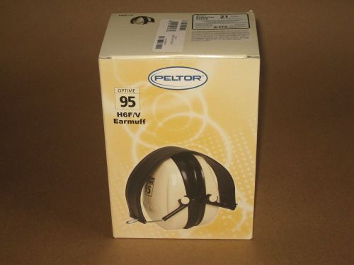 Peltor H6F/V Earmuff - Optime 95 - 21 dB Hearing Protection - NOS - 3M Aearo