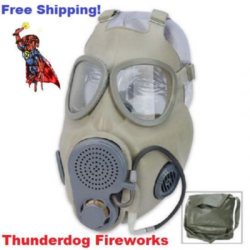 Gas Mask from Czechoslovakia , FREE Shipping, FREE Gift, and FREE Bonus Card!