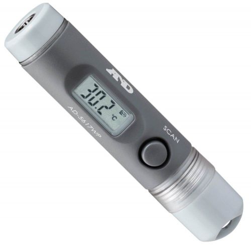 New A&amp;D Waterproof Radiation Thermometer Blue AD-5617WP From JAPAN