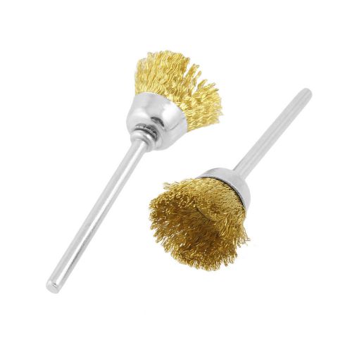 2 Pcs 17mm Dia Steel Wire Cup Brush for Rotary Tools Die Grinder Dfolh