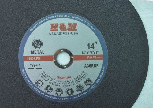 20pcs 14&#034; Abrasive Chop Saw Blades Metal Cut-off Wheel Cutting Disc tool