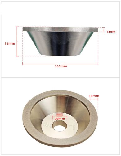 Grit 200  20*100mm  Diamond Grinding Cup  Wheel  For Grinding machine tool NEW