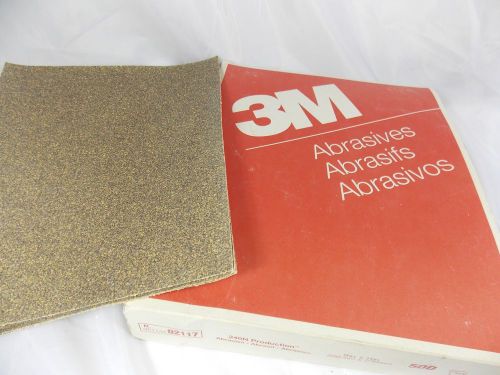 3M 50 Grit D Weight 051144 02117 240N Abrasive Sandpaper (pkg of 50-sheets) 9x11