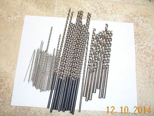 1 Lot of  HS Long Drill bits made in USA  C