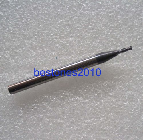 Lot 5pcs Solid Carbide Coating TiAlN 2-Flute EndMill Dia 1.0mm Shank Dia 4mm