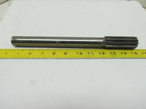 Standard tool 1-1/8&#034; machine chucking reamer 10pt straight flute hss 11&#034;oal usa for sale
