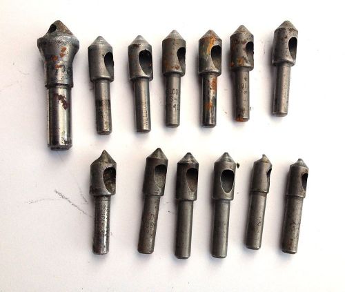 Lot of (13) weldon 82 degree countersink bits for sale