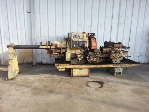 NO. 5 W&amp;S SQUARE HEAD RAM TYPE TURRET LATHE WITH BAR FEED  (28505)