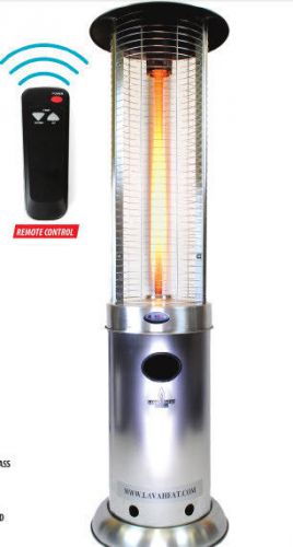 Lava heat opus-ronagna 51,000 btu 8&#039; tall propane bronze heater- stainless for sale
