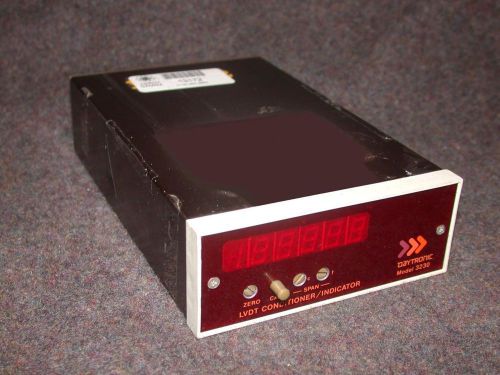 DAYTRONIC CORP. LVDT CONDITIONER/ INDICATOR MODEL 3230