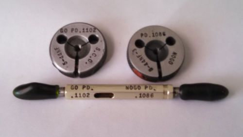 5-44 NF-3 Thread Ring Gages With Setting Plugs
