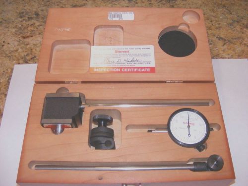 Starrett DIal Indicator with Magnetic Base and Extensions - New in Box