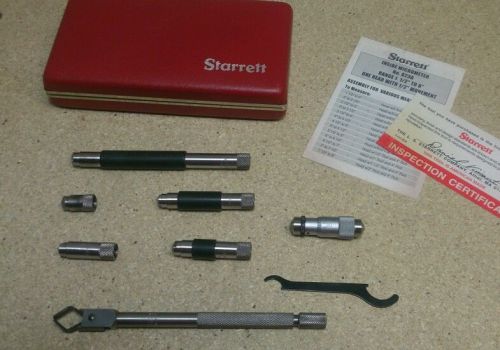 Starrett No. 823 tubular inside micrometer 1 1/2&#034; to 8&#034;