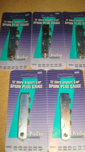 BOX OF 5 CTA NO. A323 SPARK PLUG GAUGE / GAGE / GAP TOOL 12 WIRE FREE SHIPPING