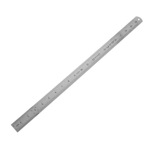 50cm 20 Inch Measuring Range Two Side Multi Accuracy Steel Straight Ruler