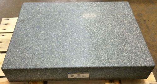 Used Rock of Ages 18&#034;x24&#034;x4&#034; 165lbs Grey Stone Surface Plate .0002 Accuracy