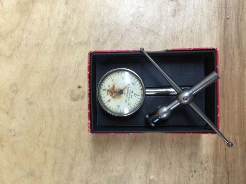 Starrett No 196 Back Plunger Indicator and Attachment