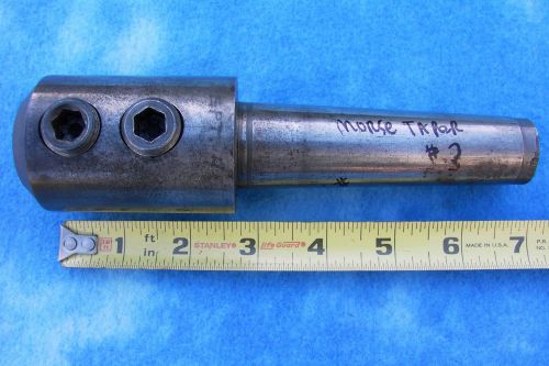 ADAPTER  1&#034; TAILSTOCK ADAPTER Morse taper 3