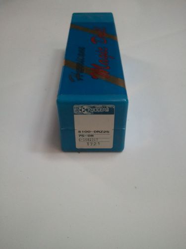 Kyocera ceratip s100-drz2575-08 magic drill 6-1082317 25mm for sale