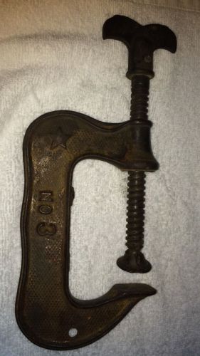 Rare c clamp, ps &amp; w co. c clamp no. 3 for sale