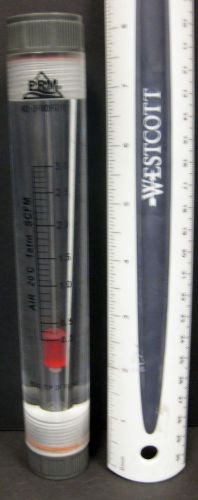 .3-3 SCFM PRM DFG-03 Rotameter Air Flow Meter .5 inch FNPT Connector Viton Seals