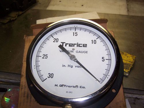 New trerice 0-30&#034; hg vacuum gauge 500xb gg 6&#034; face  1/4&#034; npt 52-2412 for sale