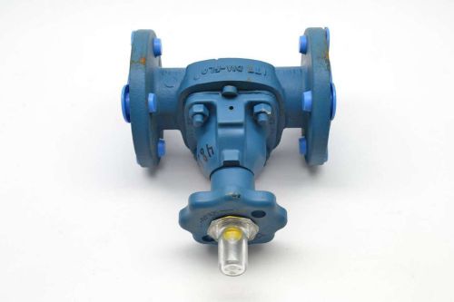 New itt 1-2538-m-903 dia-flo cwp200 3/4 in iron flanged diaphragm valve b413219 for sale