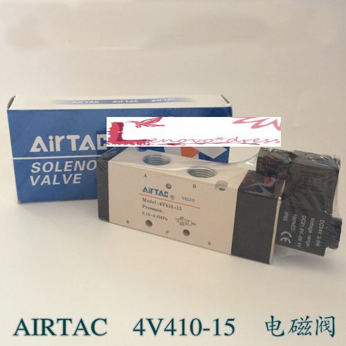 Airtac solenoid valve 4v410-15 coil dc12v new in box free shipping #j422 lx for sale