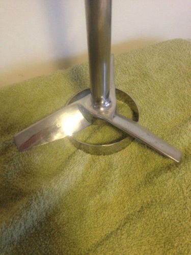 Agitator stainless steel approx 46&#034; shaft 10&#034; prop for sale