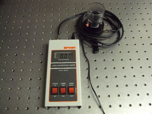OPHIR LASER POWER METER FOR  YAG AND C02 WITH 10w PUCK AND AC ADAPTER