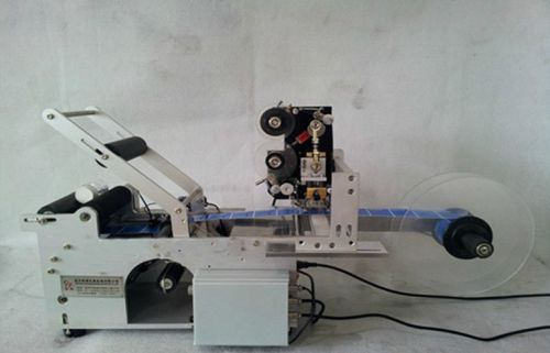Automatic Round Bottle Labeling Machine with Date printing machine