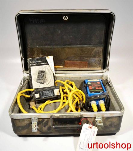 Gsr fu-2000 welder electro fusion for plastic piping 4215-6 5 for sale