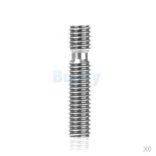 6pcs m6x26.5mm nozzle throat for reprap 3d printer extruder makerbot mk8 1.75mm for sale