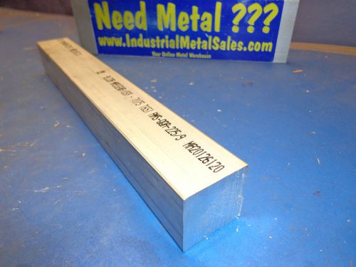 1-1/2&#034; x 11-3/4&#034;-long 7075 t651 aluminum square bar--&gt;milling stock for sale