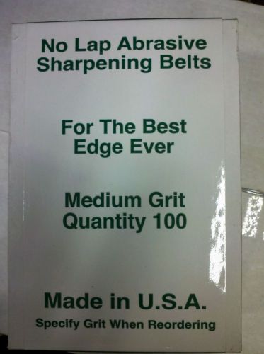 Genuine eastman abrasive belts 100 medium grit longer lasting edges for sale