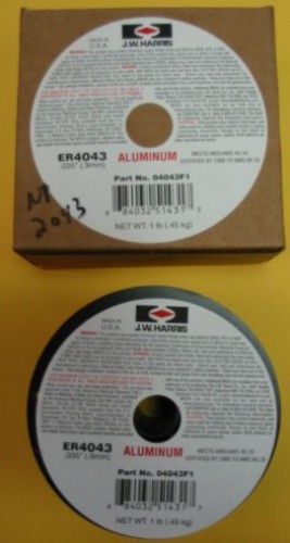 Aluminum weld wire 4043 .035 1#spool -new for sale
