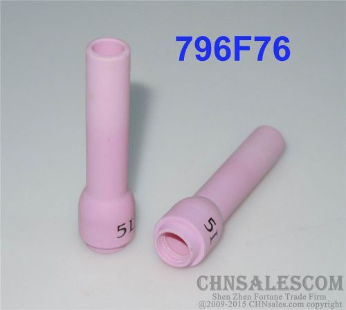 10 pcs #5 796F76 Alumina Nozzle Cups for WP-9 WP-20 WP-25 8.0mm 5/16&#034;