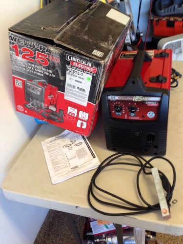 Lincoln electric weld-pak 125hd wire-feed welder k2513 new open box free ship!! for sale