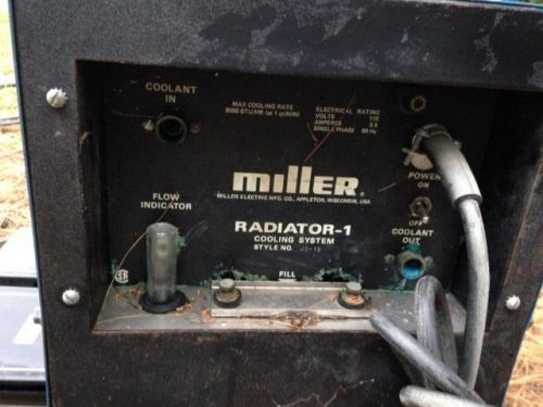 MILLER ELECTRIC RADIATOR -1 COOLING SYSTEM