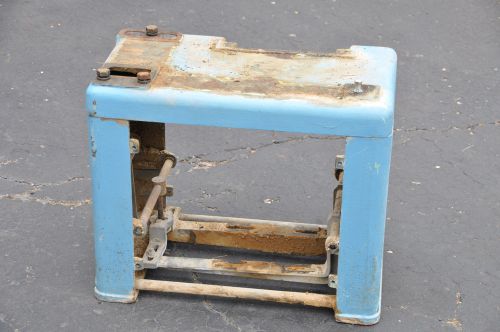 Walker turner 16&#034; band saw base no. 3331 (pre 1956) w/ motor mount and covers for sale