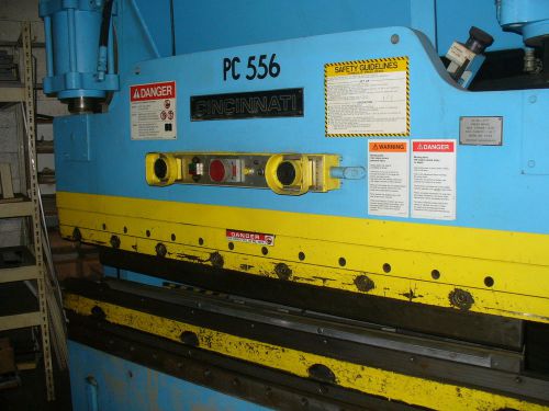 10’ Cincinnati 90 ton Hydraulic Press Brake w/ Autobend 10 Control