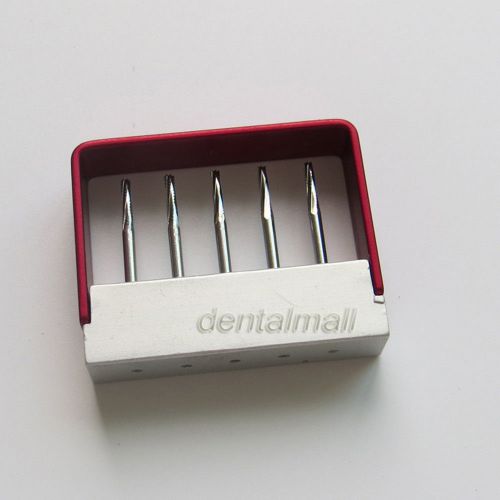 5 PCS Dental SBT Tungsten Carbide Burs FG Surg 702L for Tooth Extraction