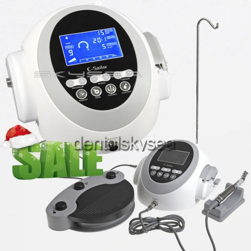 Dental Surgical Implant Motor Machine SYSTEM Brushless Drill w/Contra Angle