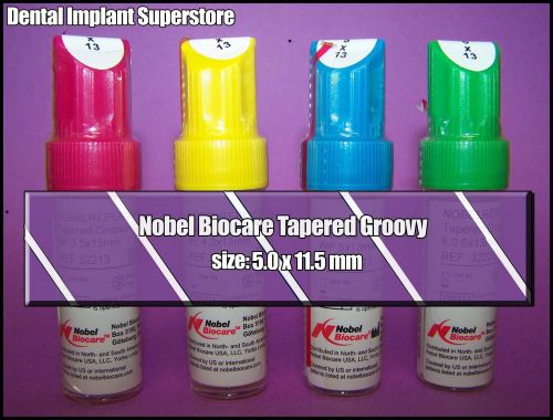 Nobel replace tapered groovy dental implant  -  5.0 x 11.5mm  - exp 2015-12 for sale